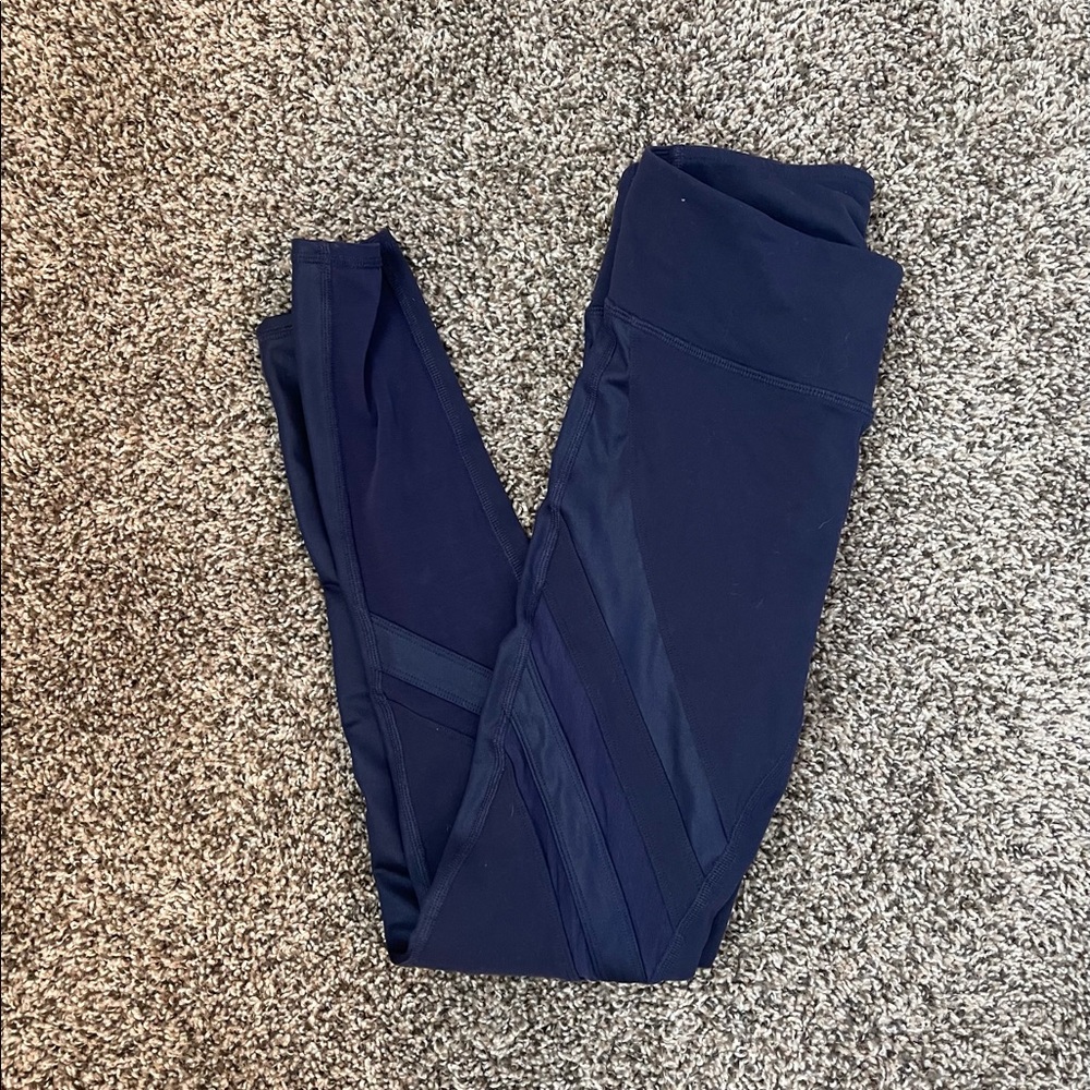 Alo high-rise sheer cutout active legging